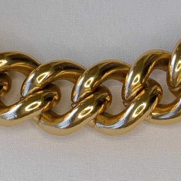 Erwin Pearl Vintage Chunky Gold-Plated Choker - Picture 7 of 12